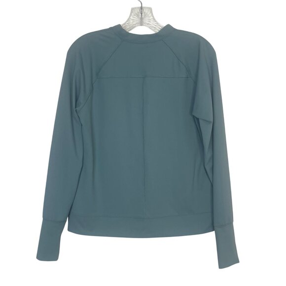 Apana Activewear Jacket Full Zip Womens Medium Green Yoga Gym - Picture 2 of 10